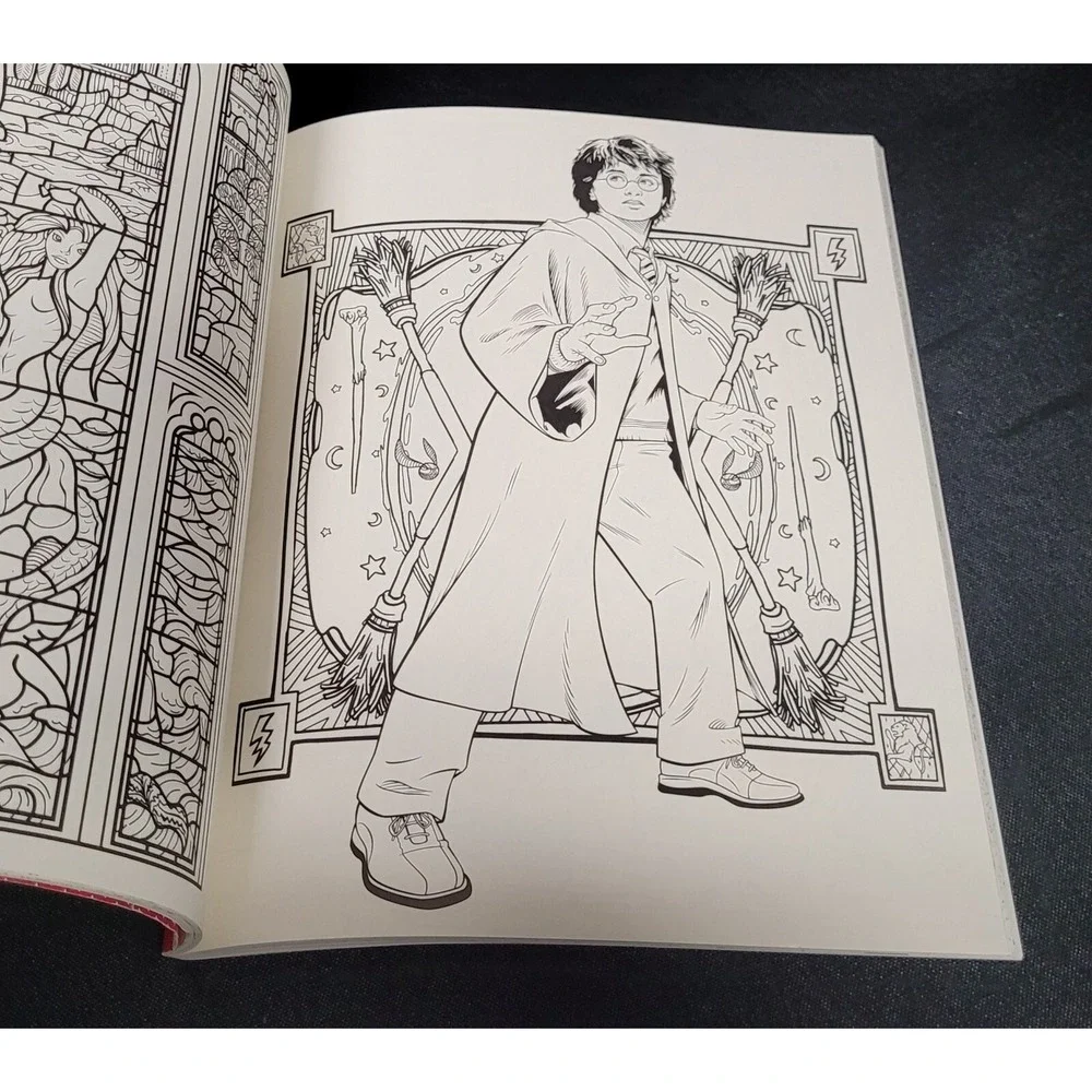 Harry Potter Magical Places & Characters Coloring Book